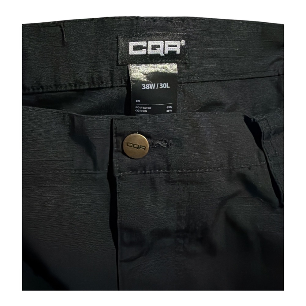 Tactical ripstop utility cargo work pants by CQR  weather and stain resistant 38 - Picture 2 of 8